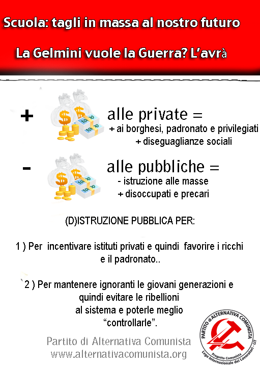 manifesto scuola